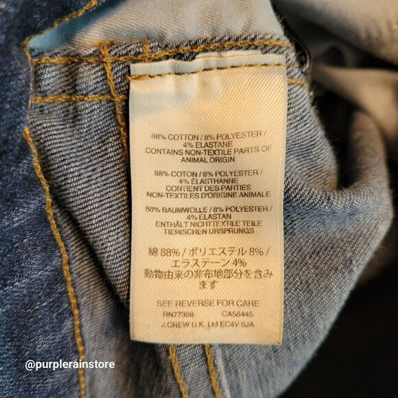 Madewell Jeans 27 Skinny 10" High Rise Tummy Control Slimming F4664 Medium Dark - Picture 6 of 13